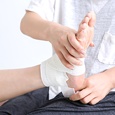 スポーツでのケガ